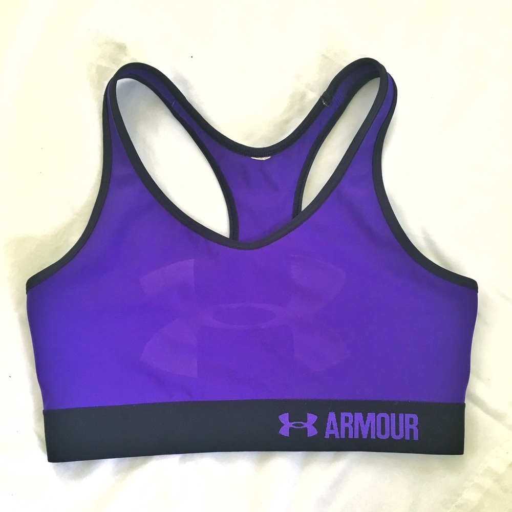 Under Armour Sports Bra in Purple